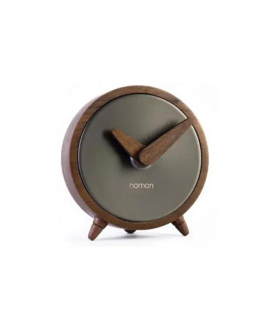 Nomon Atomo Sobremesa Orologio Da Tavolo - Legno e Antracite - Design 2022