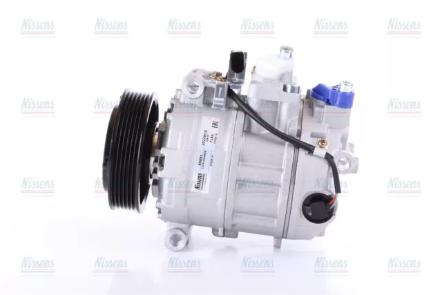 NISSENS Aircon Compressor 89091 for VW PHAETON (2002) 3.0 TDI etc