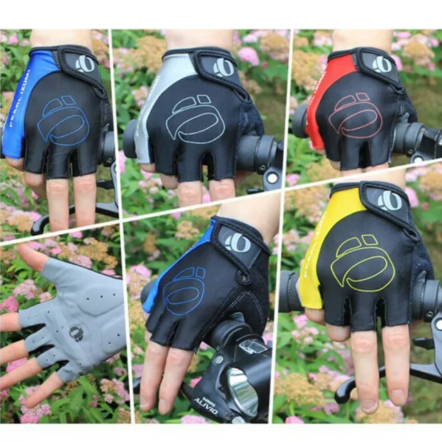 Sports Racing Cycling Motorcycle Bike Bicycle Gel Half Finger Gloves M/L/XL
