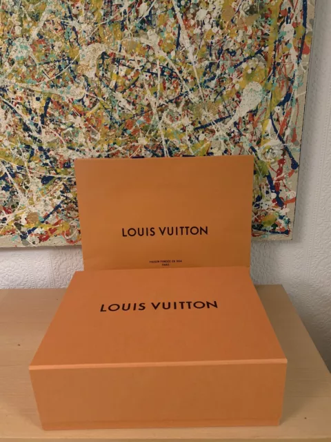 Authentic Louis Vuitton Gift Box / Accessory Box (Empty) Pull Out  6.5x5.25x1.75