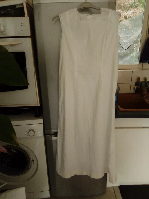 Ancienne chemise de jour / nuit en coton,fillette / femme hauteur 120