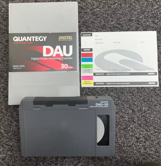 Quantegy U-Matic - Cassetta mastering audio digitale 30 minuti - DAU Ampex video n. S