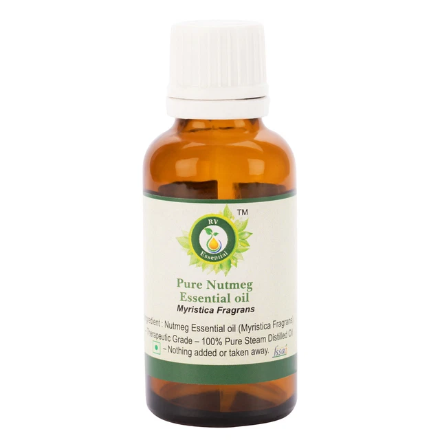 NUTMEG OIL MYRISTICA Fragrans For Acne Prevents Fine Lines Relieves