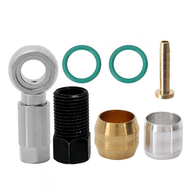 Kit Tubo Freno Idraulico Per Bici Con Inserti Olive BH59 E BH90 - Lunghezza 2,5 Mt - Ricambio Per Freni A Disco - 5