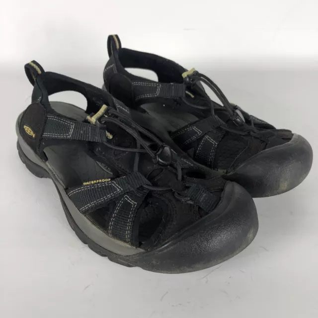 KEEN MENS 7 Venice Water Sandal Shoes Black waterproof hiking 39.5 cap ...