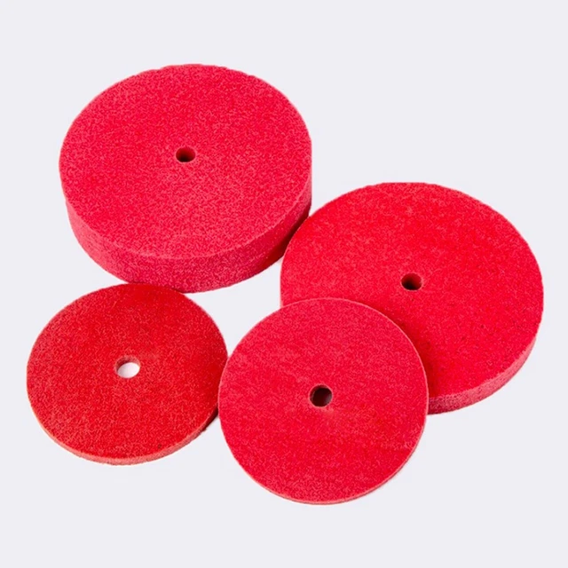 Disco de pulido 7P/9P/12P anti alta temperatura eficiente fibra roja asequible