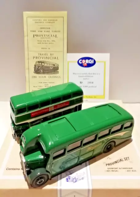 Corgi Classic 1:50 AEC Regal Doppeldecker Bus The Provincial Set CO97072 OVP