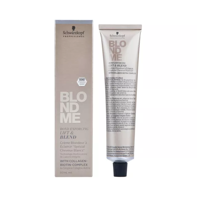 SCHWARZKOPF PROFESSIONAL BLONDEME LIFT&BLEND Aufhellende Creme für graues Haar 6