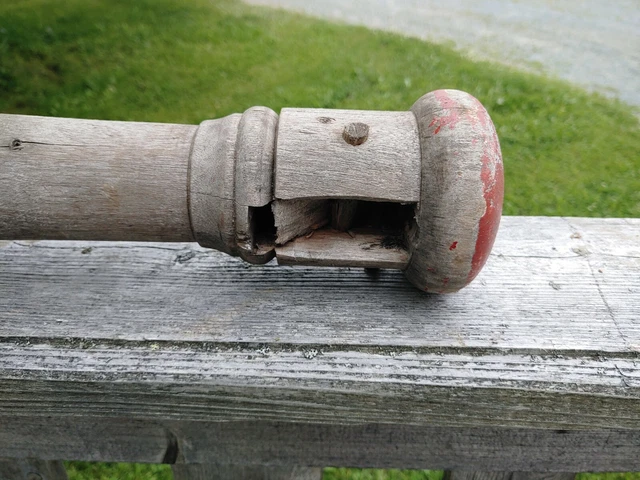 Architectural Salvage Turned Wood Newel Post 5