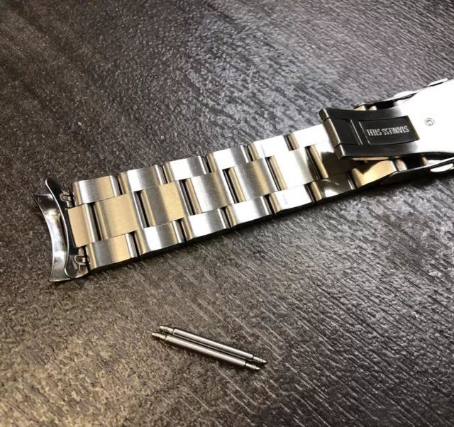 20mm oyster Stainless Steel Bracelet Watch Strap For Rolex GMT Submarine Watch