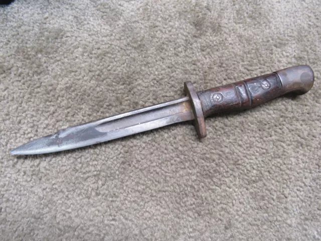 US WW2 TRENCH Fighting Knife Field Theater Made From P17 Bayonet $84.95 ...
