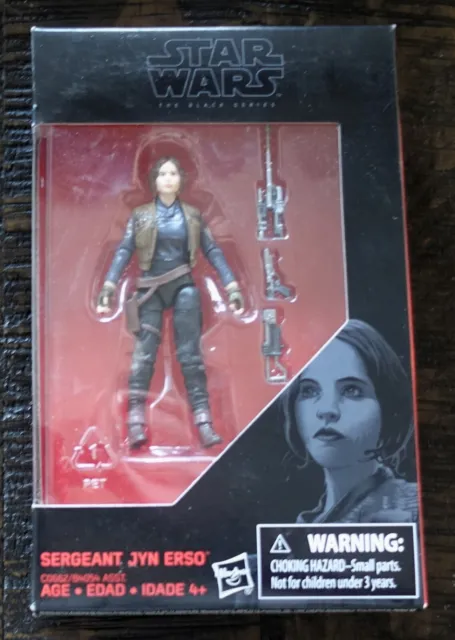 Star Wars Sergeant Jyn Erso 3.75'' action figure THE BLACK SERIES 2016