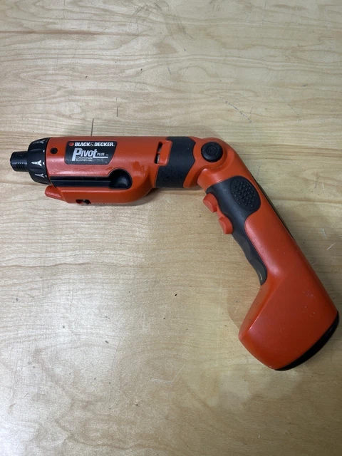 BLACK & DECKER PIVOT DRIVER PD360 3.6V CORDLESS SCREWDRIVER DRILL (No  Charger) $15.00 - PicClick