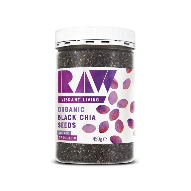 Raw Health Organic Black Chia Seeds - 450g