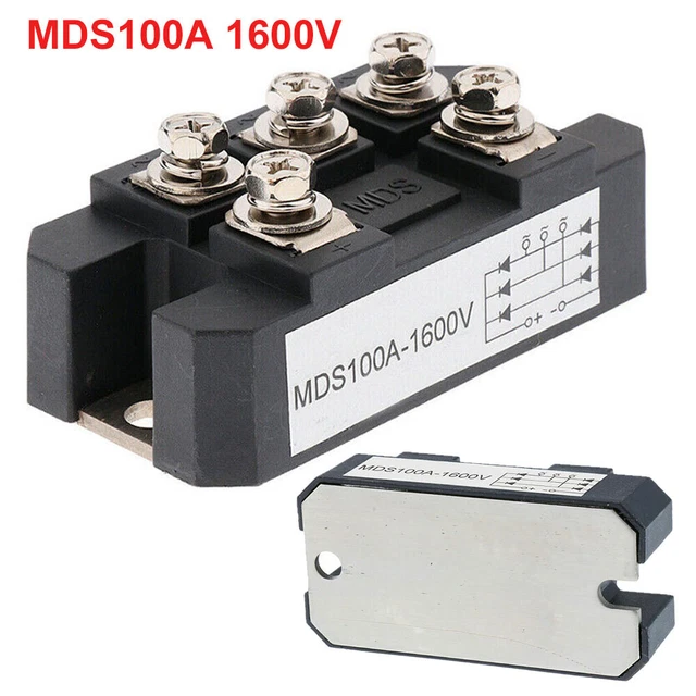 Raddrizzatore Ponte 300A 1600V - Modulo Trifase AC/DC Ad Alta Potenza Raddrizzatore Resina Militare