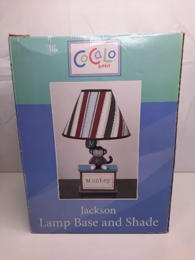 CoCaLo Baby "Monkey" Nursery Lamp Base And Shade - Open Box