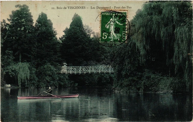 CPA PARIS 12e-Bois de Vincennes-Lac Daumesnil-Pont des Iles (322748)