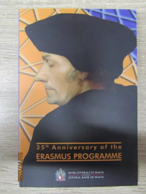 2 euro Malta 2022 ERASMUS in original Coincard