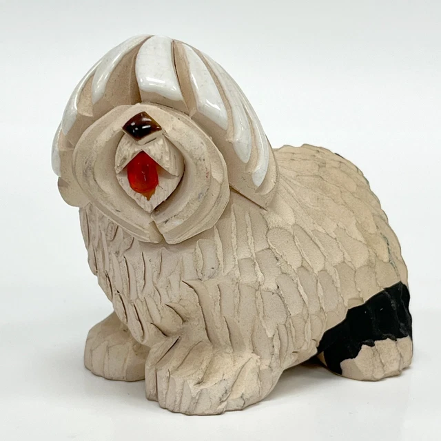 Artesania Rinconada English Sheep Dog Figurine Vintage