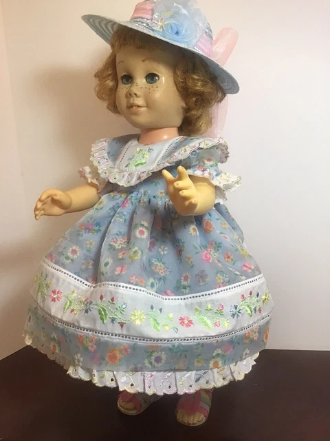 chatty cathy and other 20” doll clothes, dress, Hat, panties, sandals chatty cathy and other 20” doll clothes, dress, Hat, panties, sandals
