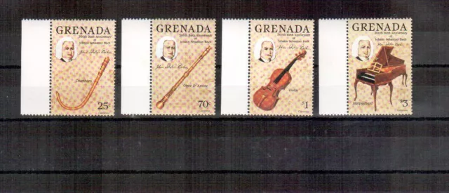 Grenada Michelnr . 1403 - 1406  postfrisch  intern :38352) Bach