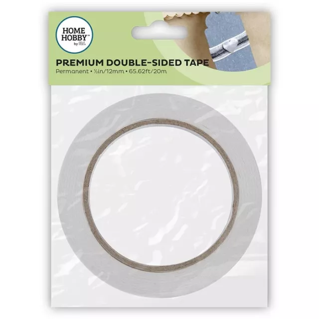 3L Premium Cinta de Doble Cara Permanente 12mm X 20m Sín Ácido Manualidades DIY