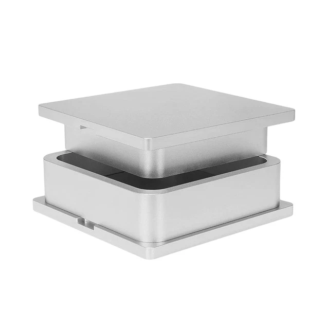 4 x 6 pulgadas molde de preprensado plata aluminio anodizado para prensa de colofonio