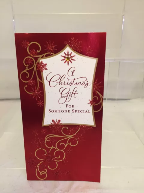 10 X Hallmark Christmas Cards Gift Card Money Holder + Envelopes SPECIAL SOMEONE