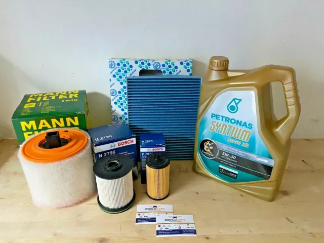 Kit Tagliando 4 Filtri 5 Lt Litri Olio Petronas 5W30 Opel Astra K 1.6 Cdti