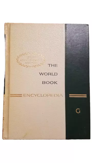 The World Book Encyclopedia – Volume 8 Letter G, Hardcover 1960