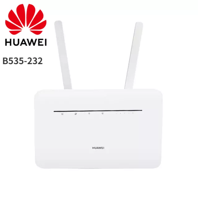 UNLOCKED HUAWEI B535-232 CAT7 300Mbps 4G/LTE WIFI ROUTER HOME OFFICE LAN