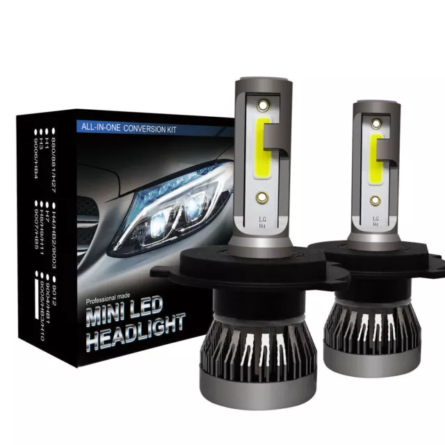 2X H4 110W 10000LM LED Scheinwerfer Lampen Birnen Fern-/Abblendlicht VS  Halogen# EUR 13,52 - PicClick DE