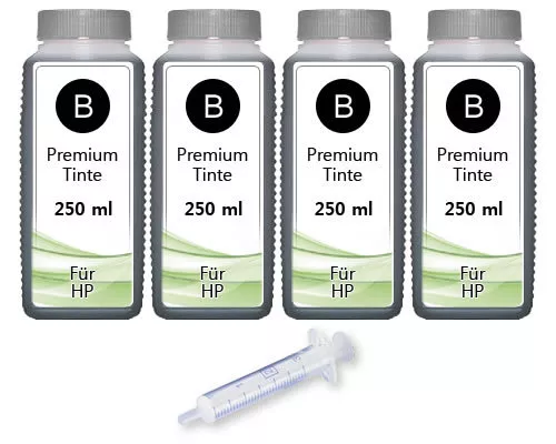 1000ml Stampante Inchiostro per HP 304 XL Deskjet 2620 2630 2633 3700 3720 3730