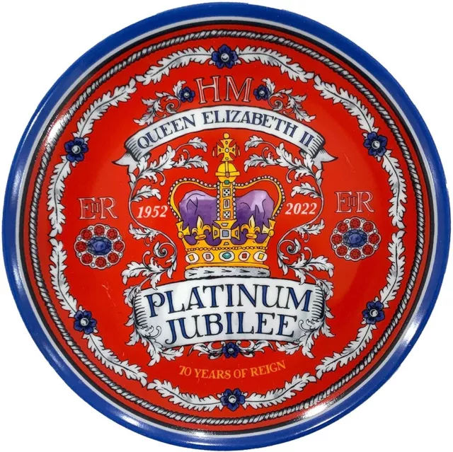 Platinum Jubilee Commemorative Plate Queen Elizabeth II Memorabilia 20cm