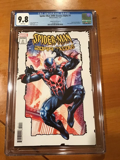 Spider-Man 2099 Exodus Alpha #1 CGC 9.8 BTC Mico Suayan Variant B Cover Megacon