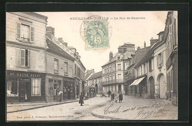 CPA Neuilly-en-Thelle, La Rue de Beauvais 1905