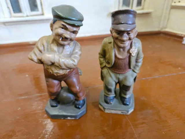 (RB)5025-643 - zwei alte Figuren, Spielzeug, Deko