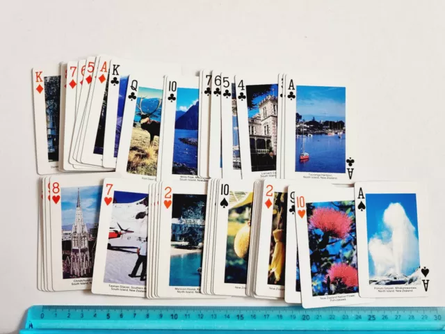 Cartes De Jeu New Zealand Nouveau Zélande Poker Bridge Vintage à Jouer