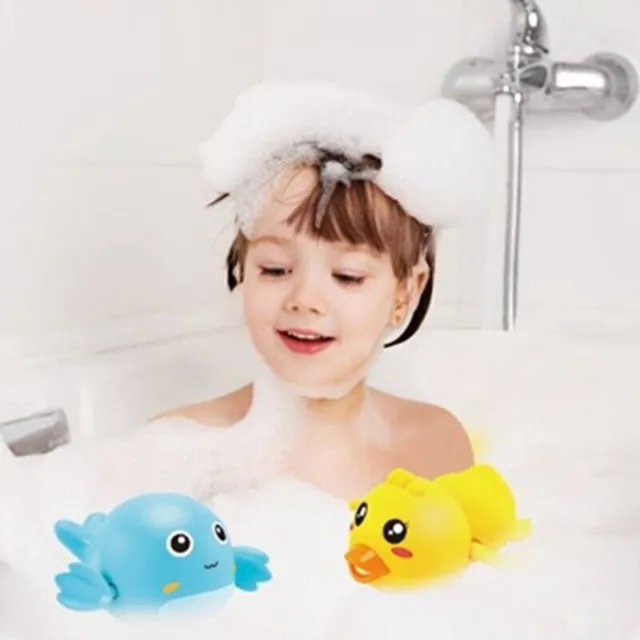 Cartoon Animal Swimming Pool Clockwork Water Toy Baby Bath Toys Bathing Ducks UK