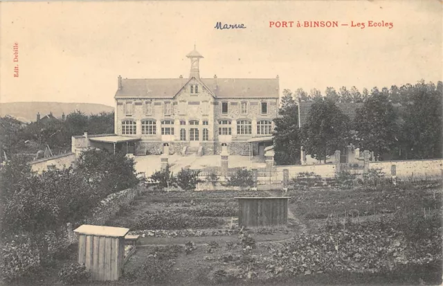 Cpa 51 Port A Binson Les Ecoes
