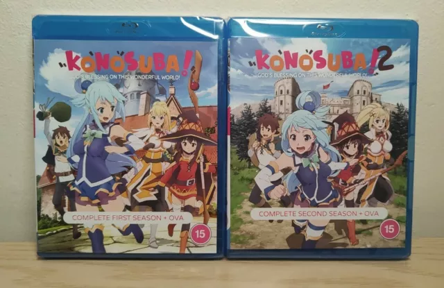 Konosuba! Season 1+2+OVA Bluray New Sealed God's Blessing On The Wonderful World