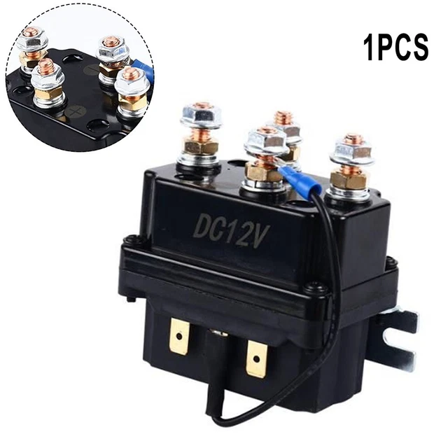 12V 500A Wasserdicht Windensteuerung Elektromagnetisches Relais-Set mit Fernbedi