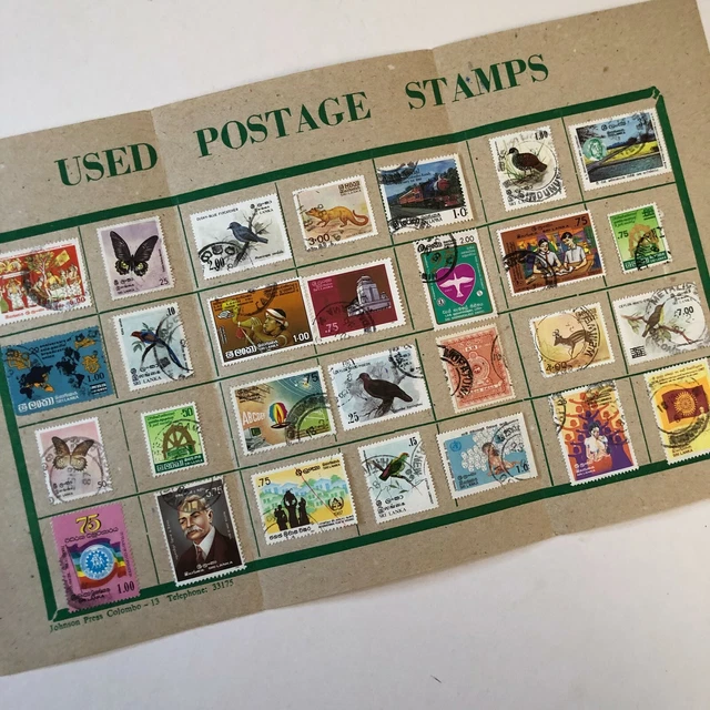 GENUINE SRI LANKA Postage STAMP COLLECTION Used Ceylon VGC Set 2 R571 £ ...