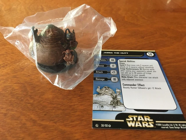 Praetorite Vong Warrior 39/60 - Miniature Star Wars WOTC Avec Carte