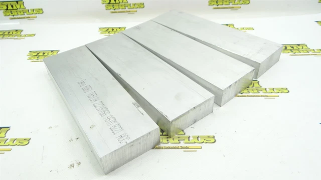 15Lb Kaiser 6061 Solid Aluminum Bar Stock 1-1/4" X 3" X 10" Lengths