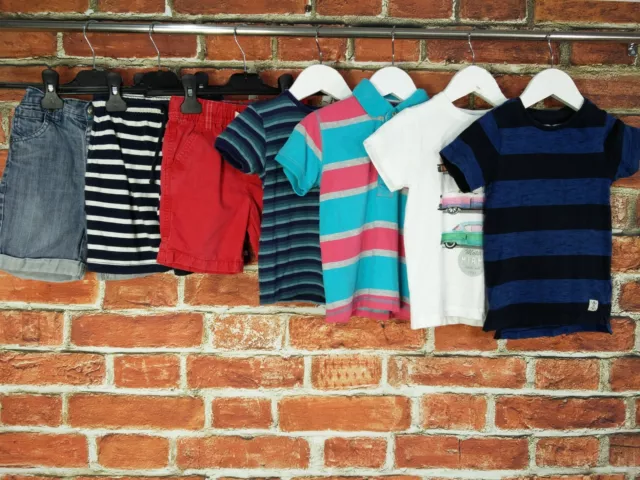 Baby Boy Bundle Age 18-24 Months Next M&S Top T-Shirt Shorts Summer Infant 92Cm