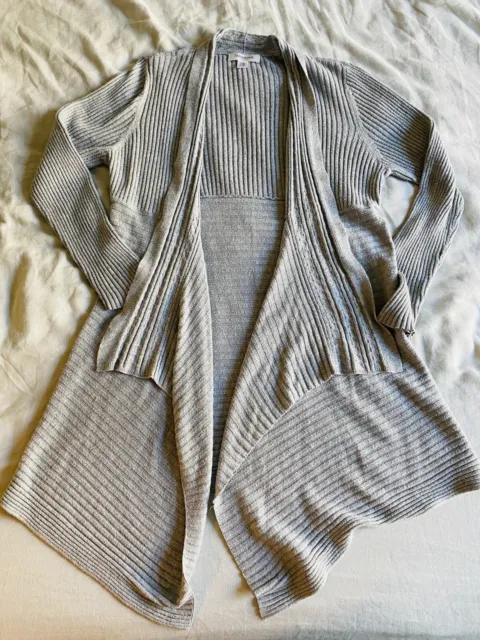 Motherhood Maternity Womens Sweater Extra Large Gray Long Sleeve Cardigan Casual