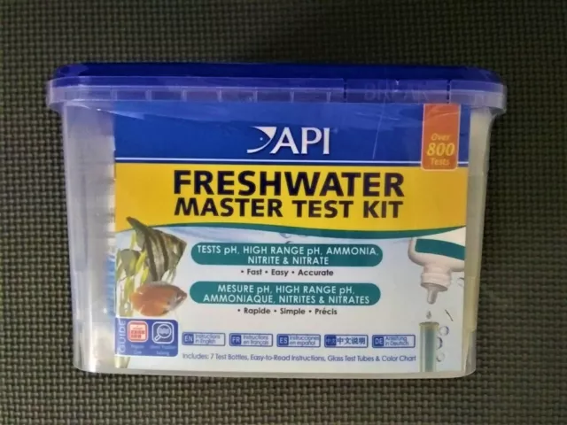 API Freshwater Master Test Kit, Expires 01 / 2026 - UPC: 317163010341