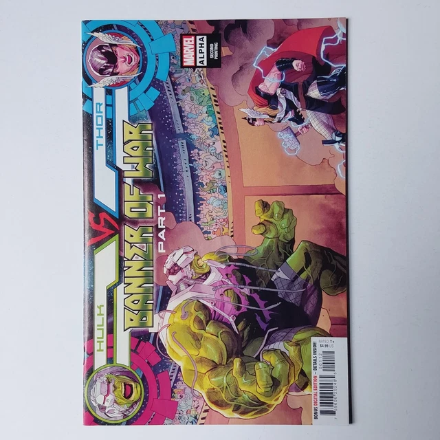 Hulk vs. Thor Banner of War Alpha #1 NM 2nd Printing Variant Marvel Comics 2022