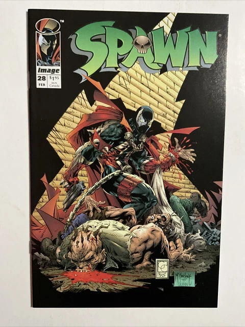Spawn #28 (1995) 9.4 NM Image High Grade Comic Book Todd McFarlane Capullo